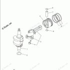 F4SMHA Crankshaft Piston