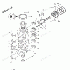 VF115LA Crankshaft Piston