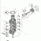 VF90XA Crankshaft Piston