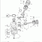 VF200LA Crankshaft Piston