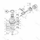 VF150LA Crankshaft Piston