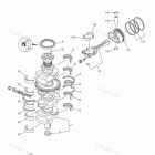 VF150XA Crankshaft Piston