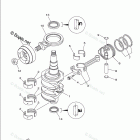 T25LA Crankshaft Piston