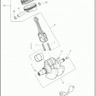 RA1250S 1ZES PAN AMERICA SPECIAL (2021) Коленчатый вал и поршни
