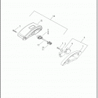 FLHTCUTGSE 1TBH CVO TRI GLIDE (2020) TAIL LAMP AND TURN SIGNALS, REAR - (DOMESTIC, CANA...