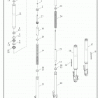 FXFB 1YKJ FAT BOB (2019) FORK, FRONT - FXFB, FXFBS