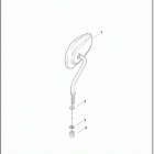 FLHTCUTGSE 1TBH CVO TRI GLIDE (2020) Зеркало