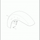 FLTRXSE 1TCL CVO ROAD GLIDE (2020) FENDER, FRONT