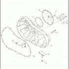XL883N 4LE2 IRON 883 (2020) INSPECTION COVER AND PRIMARY COVER