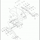 FLSB 1YMJ SPORT GLIDE (2021) FENDERS AND SUPPORTS, REAR - FLSB