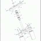 FLHCS 1YBK HERITAGE CLASSIC 114 (2021) FORK BRACKETS, FRONT - FLHC, FLHCS