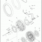 FLHT 1FVC ELECTRA GLIDE STANDARD (2021) Колеса перед