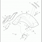FLTRXSE 1TCL CVO ROAD GLIDE (2020) FENDER, REAR