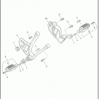 RA1250S 1ZES PAN AMERICA SPECIAL (2021) FOOTRESTS, PASSENGER