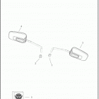 RA1250S 1ZES PAN AMERICA SPECIAL (2021) Зеркало