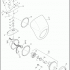 XL1200NS 1LP3 IRON 1200 (2019) HEADLAMP - XL1200NS 
