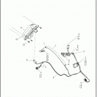 FLTRXSE 1TCL CVO ROAD GLIDE (2021) TAIL LAMP (EXCEPT CANADA) AND TURN SIGNAL, REAR