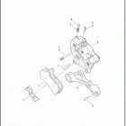 FLTRXSE 1TCL CVO ROAD GLIDE (2020) BRAKE CALIPER, REAR