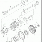 FLRT 1MCP FREEWHEELER (2021) AXLE ASSEMBLY, REAR