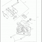 RA1250S 1ZES PAN AMERICA SPECIAL (2021) BRAKE CALIPER, REAR