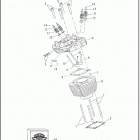 FLHTCUTGSE 1TBH CVO TRI GLIDE (2020) CYLINDERS, HEADS AND VALVES