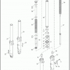 XL1200X 1LC3 FORTY-EIGHT (2021) FORK, FRONT - XL1200X