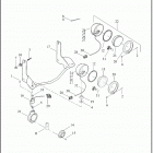 FLHR 1FBC ROAD KING (2019) AUXILIARY / FOG LAMPS AND TURN SIGNALS, FRONT - FL...