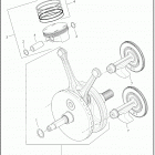 FLSB 1YMJ SPORT GLIDE (2021) PISTONS AND FLYWHEEL ASSEMBLY - MILWAUKEE-EIGHT™ 1...