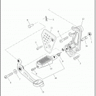 RA1250S 1ZES PAN AMERICA SPECIAL (2021) FOOT CONTROL, RIGHT