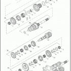 FLTRXSE 1TCL CVO ROAD GLIDE (2020) TRANSMISSION GEARS