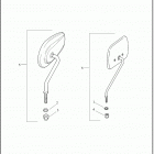 FLHTP 1FMP ELECTRA GLIDE STANDARD POLICE (2020) Зеркало