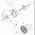 FLHT 1FVC ELECTRA GLIDE STANDARD (2021) Колесо заднее