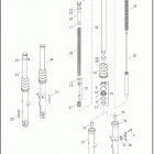 XL883N 4LE2 IRON 883 (2020) FORK, FRONT - XL883N, XL1200NS