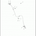 XL883N 4LE2 IRON 883 (2021) BRAKE LINES, FRONT - NON-ABS