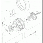 FLHTKSE 1TEH CVO ULTRA LIMITED (2020) Колесо заднее