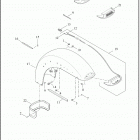 FLHTP 1FMP ELECTRA GLIDE STANDARD POLICE (2020) FENDERS, FRONT