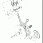 FLHT 1FVC ELECTRA GLIDE STANDARD (2021) PISTONS AND FLYWHEEL ASSEMBLY - MILWAUKEE-EIGHT™ 1...