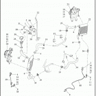 FLHTCUTG 1MAF TRI GLIDE ULTRA (2019) RADIATOR, COOLANT HOSES AND BOTTLE, TWIN-COOLED™