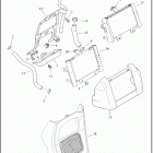 FLHT 1FVC ELECTRA GLIDE STANDARD (2021) COOLANT DISTRIBUTION - AIR-COOLED