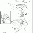 RA1250S 1ZES PAN AMERICA SPECIAL (2021) Топливный бак