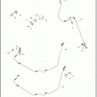 XL883N 4LE2 IRON 883 (2021) BRAKE LINES, FRONT - ABS