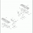FLTRXSE 1TCL CVO ROAD GLIDE (2020) FOOTBOARDS, RIDER