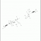 XL883N 4LE2 IRON 883 (2021) FOOTRESTS, RIDER, MID-CONTROL