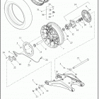 RA1250S 1ZES PAN AMERICA SPECIAL (2021) WHEEL, REAR, LACED