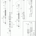 FXST 1BVJ SOFTAIL STANDARD (2021) FORK, FRONT - FXBBS, FXST