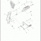 RA1250S 1ZES PAN AMERICA SPECIAL (2021) FOOT CONTROL, LEFT