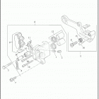 FLSB 1YMJ SPORT GLIDE (2021) BRAKE CALIPER, REAR