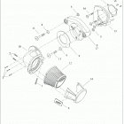 FLTRXSE 1TCL CVO ROAD GLIDE (2021) AIR CLEANER, HEAVY BREATHER STYLE