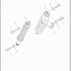 FLTRXSE 1TCL CVO ROAD GLIDE (2020) SHOCK ABSORBERS, REAR