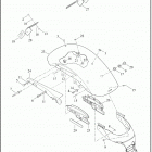 XL883N 4LE2 IRON 883 (2020) FENDERS, REAR - XL883N, XL1200NS, XL1200X, XL1200X...